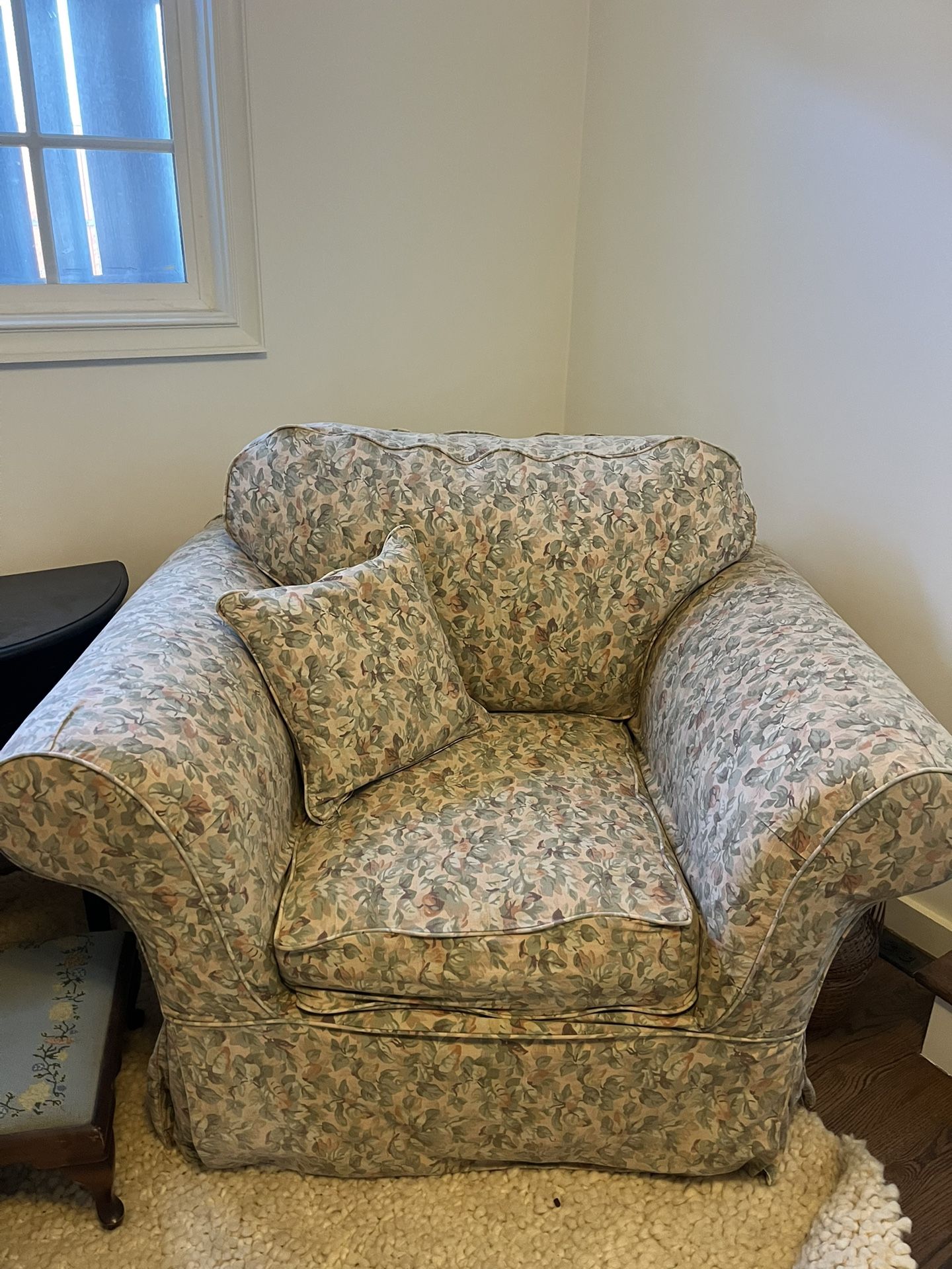 Custom Sofa, Loveseat, And Side Chair