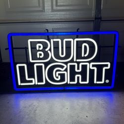Bud Light neon light