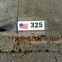 address number black and white or with a flag