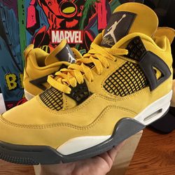Air Jordan 4 Retro AJ4 // Lightning Yellow - 10M