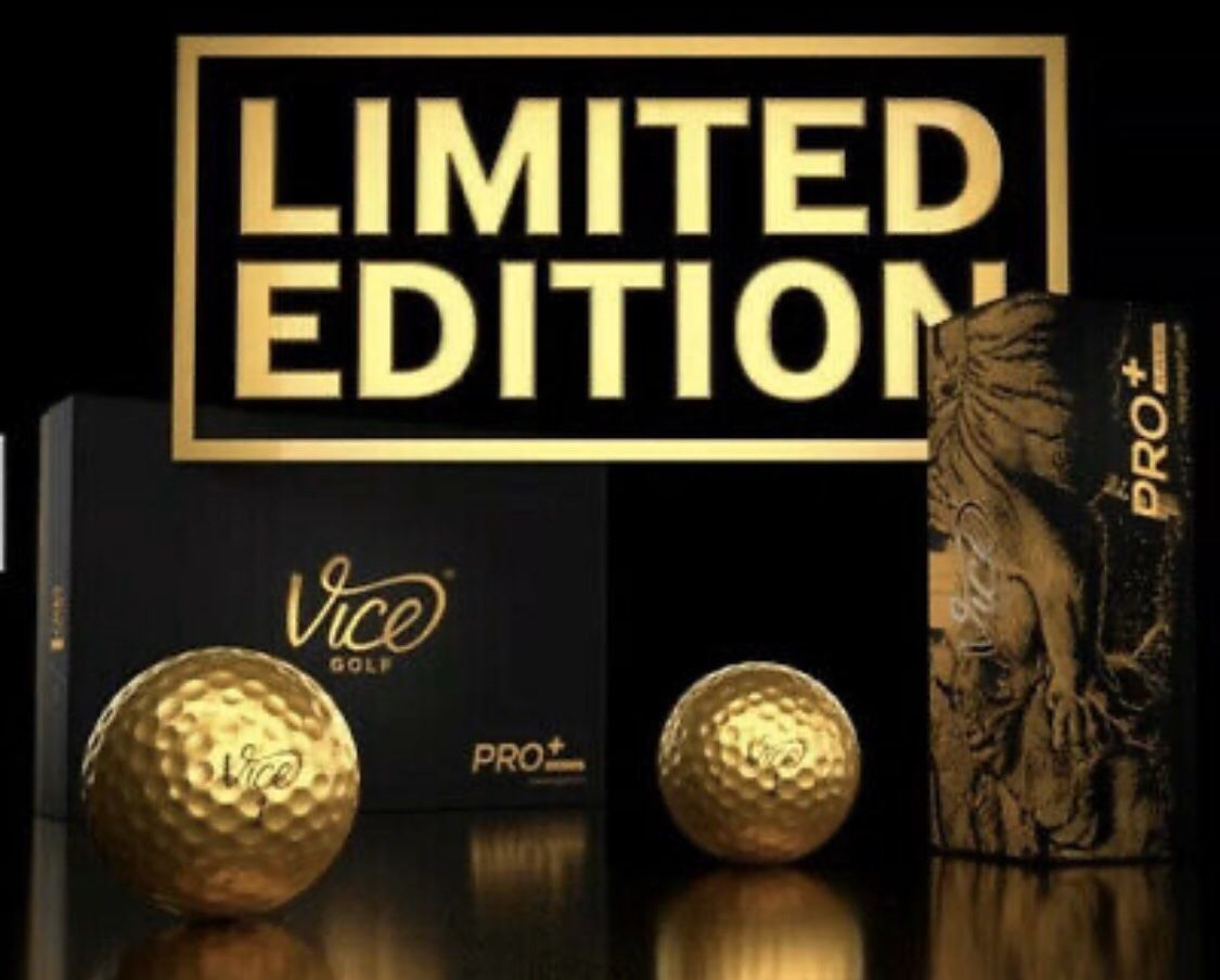 Vice Gold Golf Balls