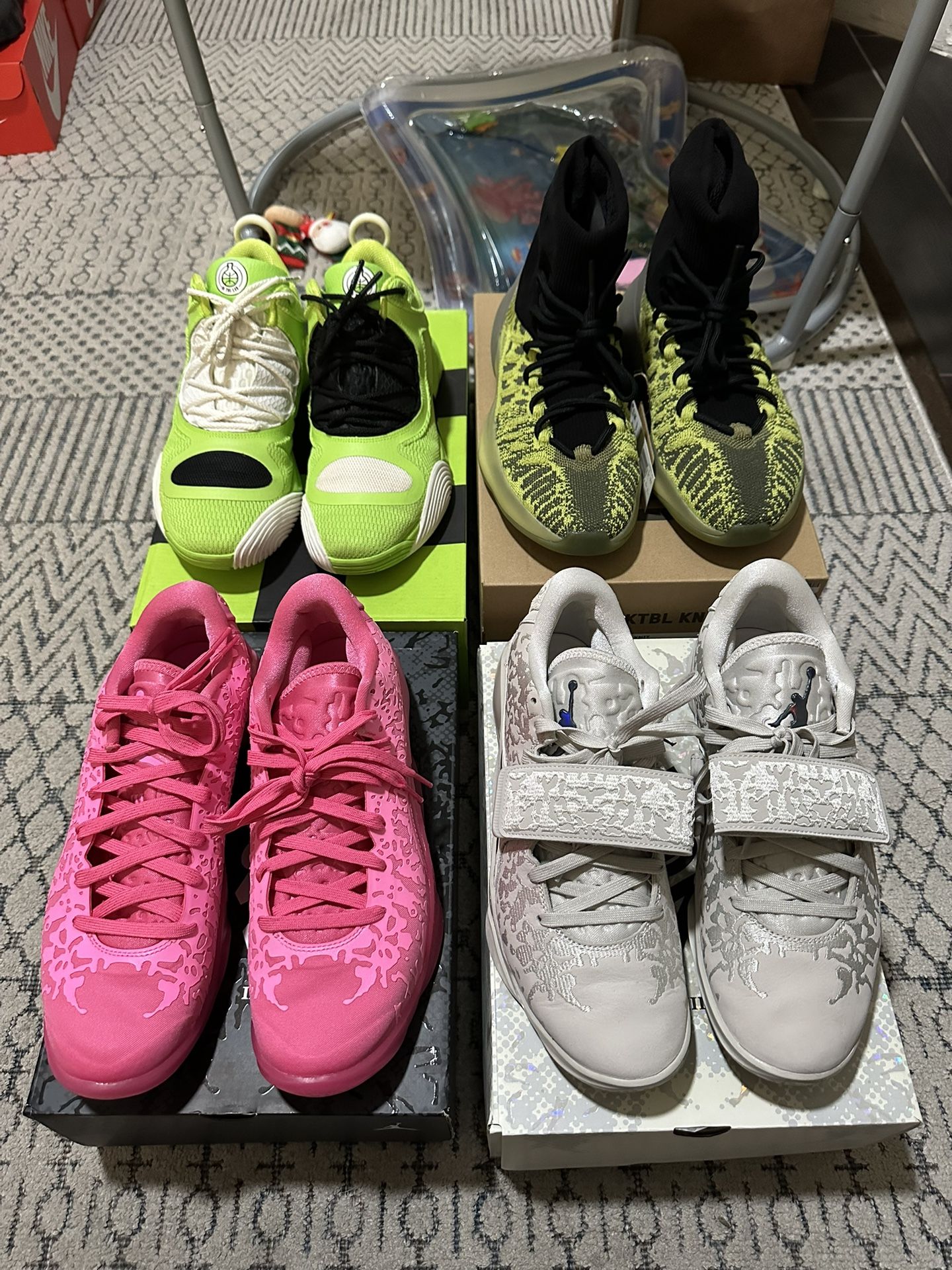 4 Shoes Jordan Zion 3 Adidas Yeezy Basketball In The Lab Dev Size 9