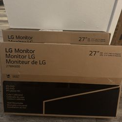 LG 27" Desktop Computer Monitor Brand New