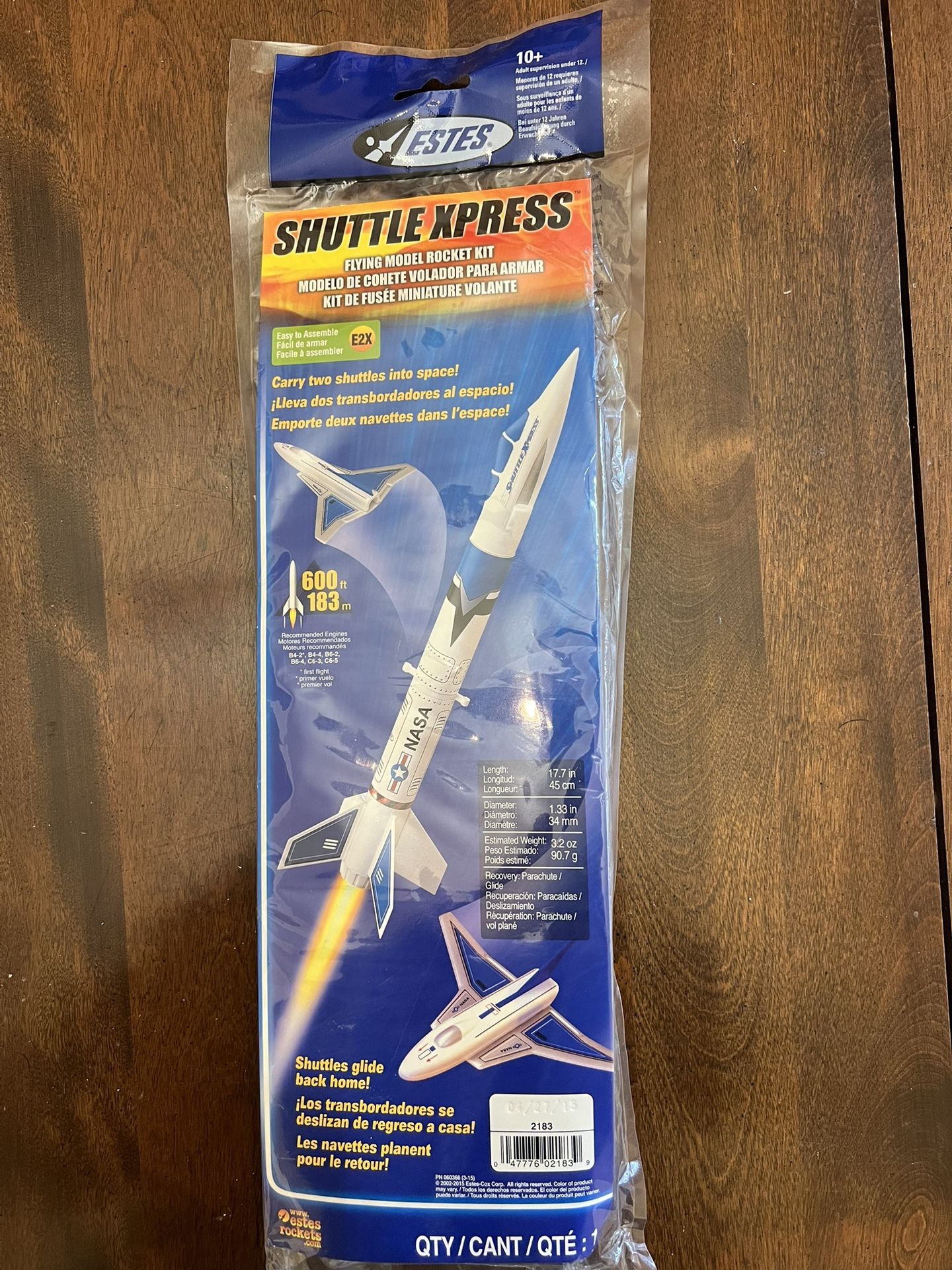 ESTES SHUTTLE XPRESS Model Rocket Kit, NIP