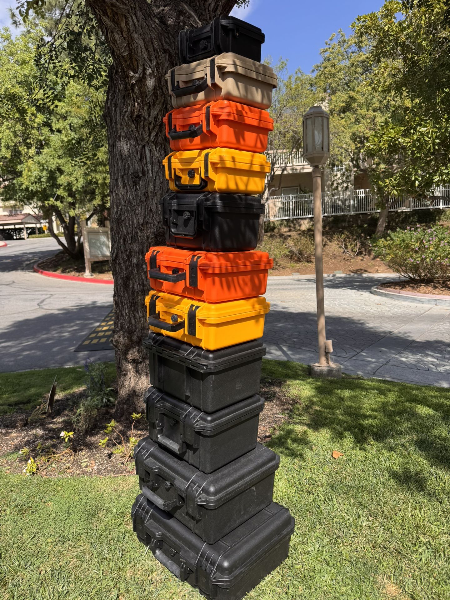 Hard Case, Portable Weather Waterproof Protective Camera Case with Customizable Foam, Fit Use of Drones, Camera, Equipments,Different Colors Available