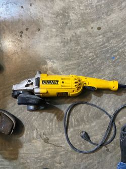 Dewalt 7 in angle grinder