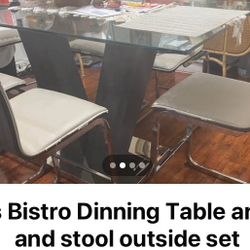Bistro Glass Table 