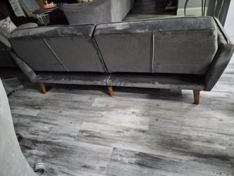 Gray Suede Futton
