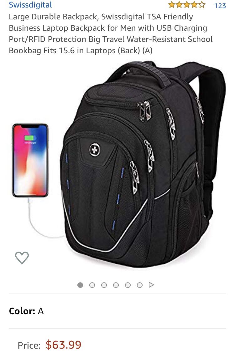 Swiss digital backpack