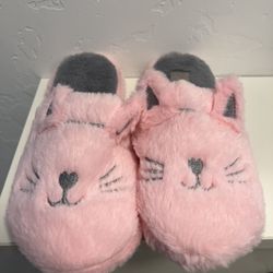 New Pink Kitty Slippers