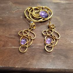 Brooch& Earrings 