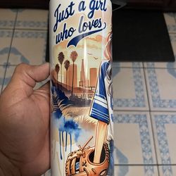 Just A Girl Tumbler 20 Oz