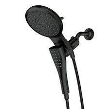 MOEN Verso 220C3EPBL 8-Spray Patterns with 1.75 GPM 7 in. Wall Mount Dual