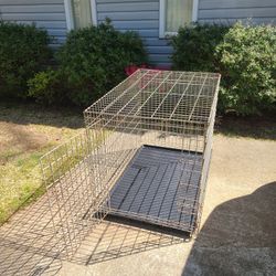42LX29WX32H Steel Dog Kennel