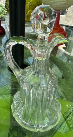 Antique carafe with stopper