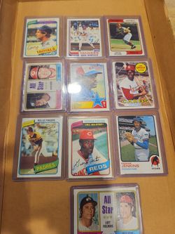 Vintage baseball cards