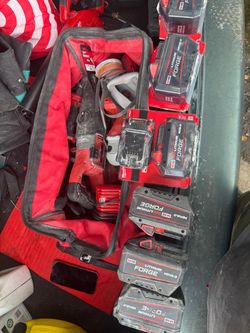 Milwaukee M18 forge 12 hd  Batteries each, read description