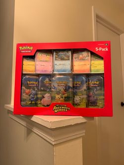 Ascended heroes 5 pack mini tins
