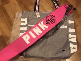 PINK Giant Tote And Beach Sling Cooler