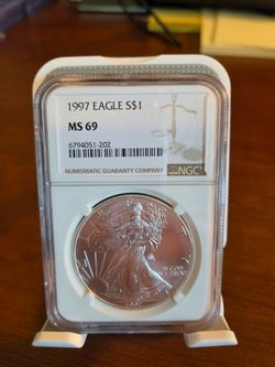 1997 American Silver Eagle MS 69