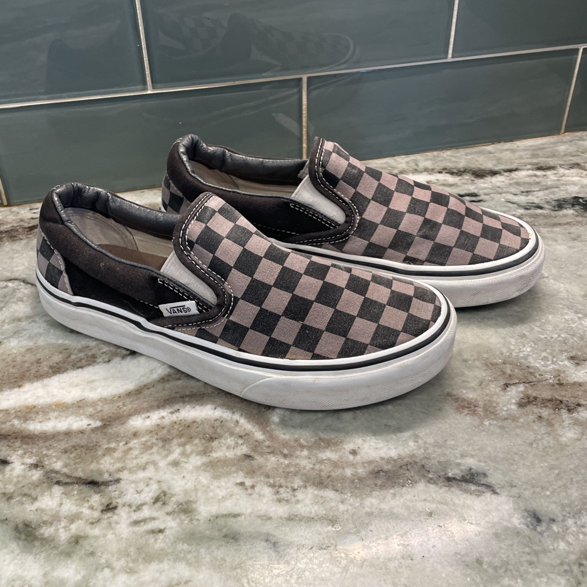 Vans Unisex Classic Slip On Checkered