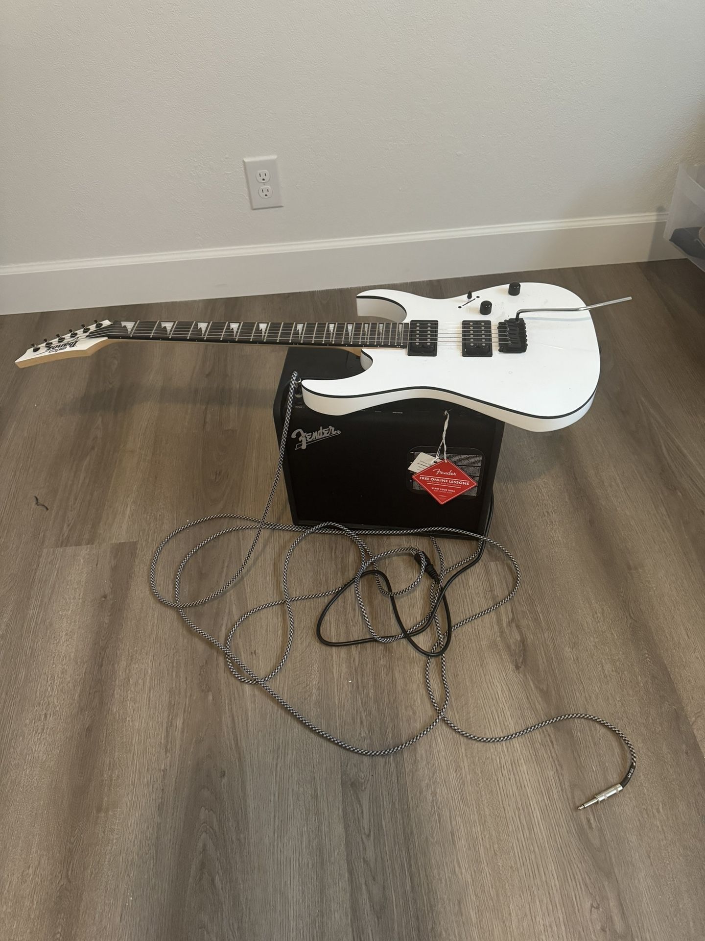Ibanez Electric Guitar And Amp