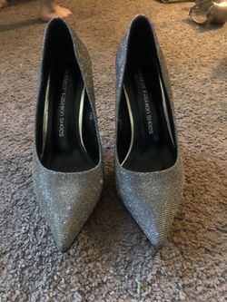 Silver/gold high heels