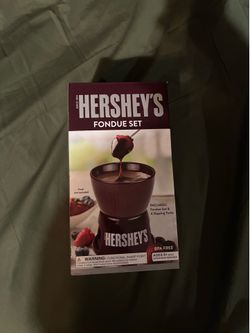 Hersheys fondue set