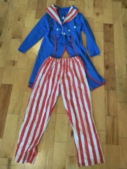Uncle Sam get out the vote suit