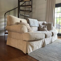 White Mid Sized Couch