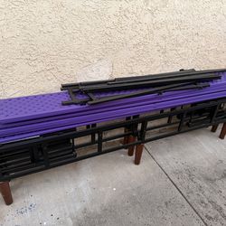 Purple King size bed frame