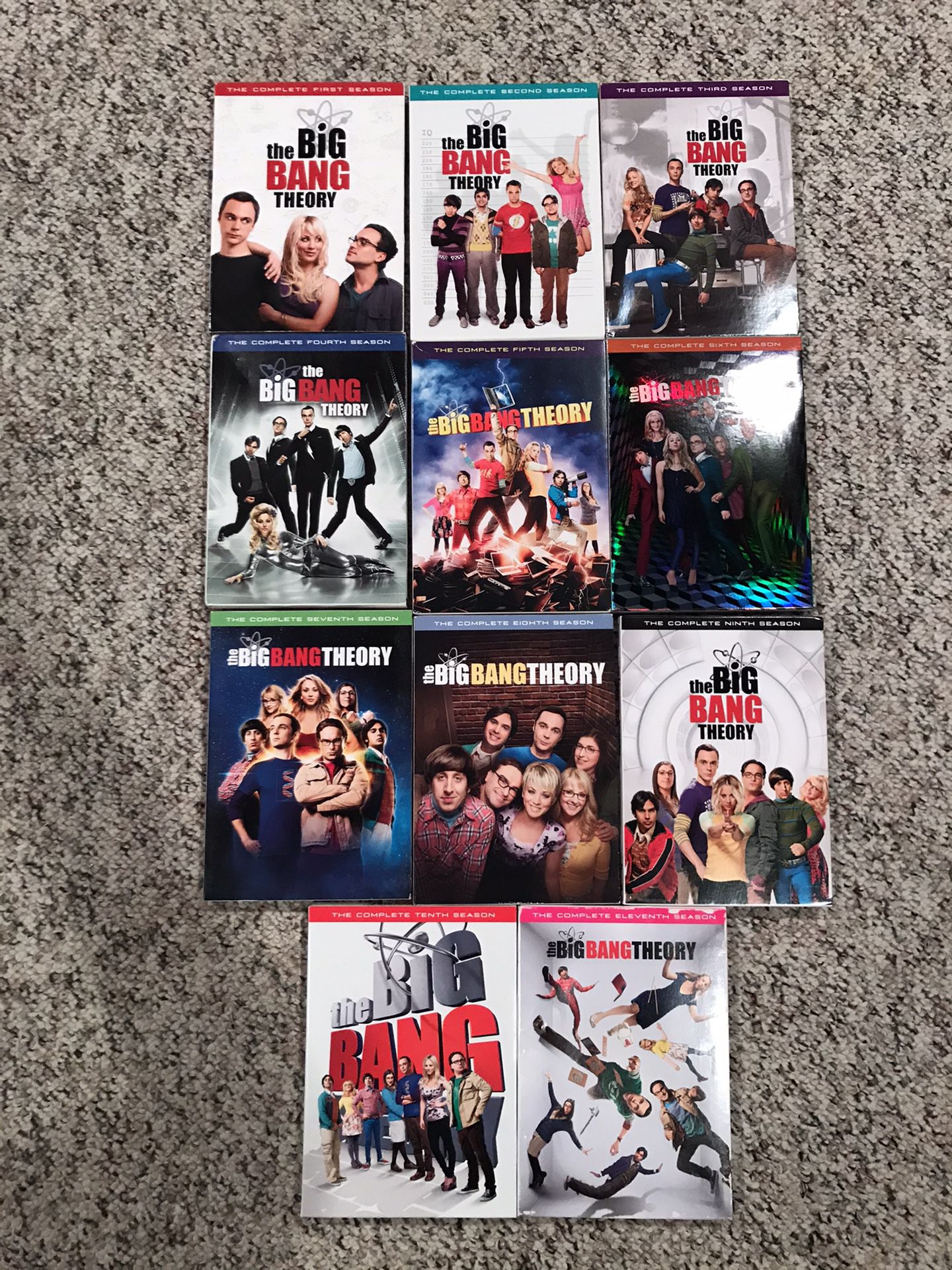 Big Bang Theory DVD seasons 1-11