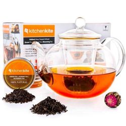 Glass teapot infuser