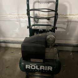 Rolair VT20TB 2HP Wheeled Air Compressor With Tool Box
