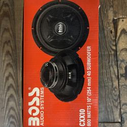 Boss 10" Sub 
