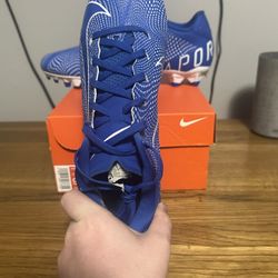 Nike Vapor Edge Team Football Cleats in Game Royal Blue