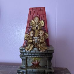 Vintage 60’s Fireplace Of Angels