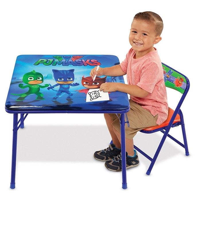 Kids table with chair for tjmasks