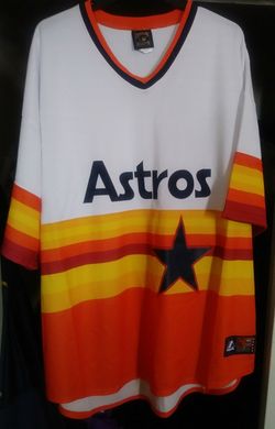 Houston Astros throwback jersey size 6x fits small like a 5x