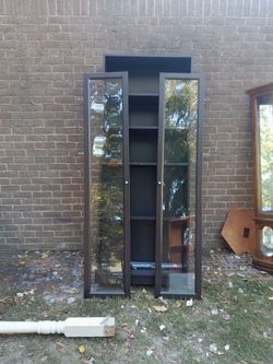 IKEA glass doors cabinet