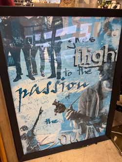 Framed Mixed Media Art Print – Passion of the Soul