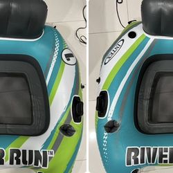 2- INTEX  River Run Connect Lounge  Inflatable Floating Water Tube