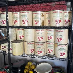 Free Food Storage Perma-pak Cans 