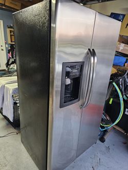 Refrigerator Ge Profile Stainless Steel Side By Side