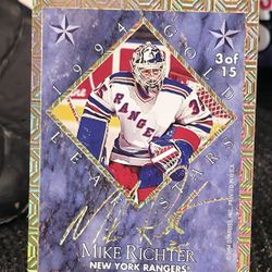 Double Sided Goalie 3 Of 15 Mike Ritcher & Patrick Roy Cards Plus Other Rookie And Autos 