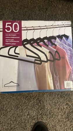 50-Pack Non-Slip Velvet Clothes Hangers