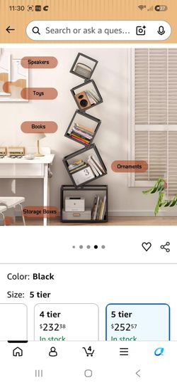 ZYBT 5-Tier Creative Storage & Bookshelves  Brand New (Price Is Firm)