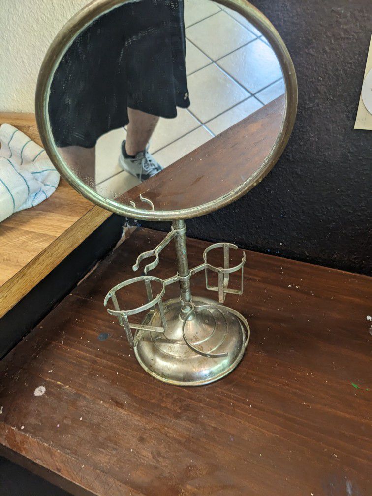 Antique Shaving Mirror. Believe It's From The 30's. 