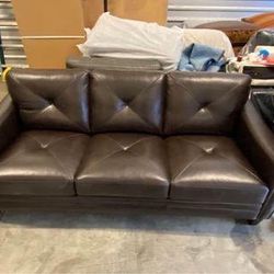 LEATHER SOFA 