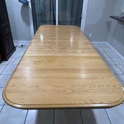 Solid Wood Dining Table Set With 8 Chairs